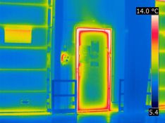 Thermographique de chambre froide
